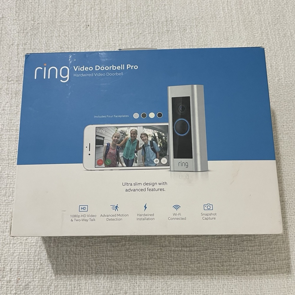 Ring Video Doorbell Pro Home Security‎ Camera Video Protection New NIB
